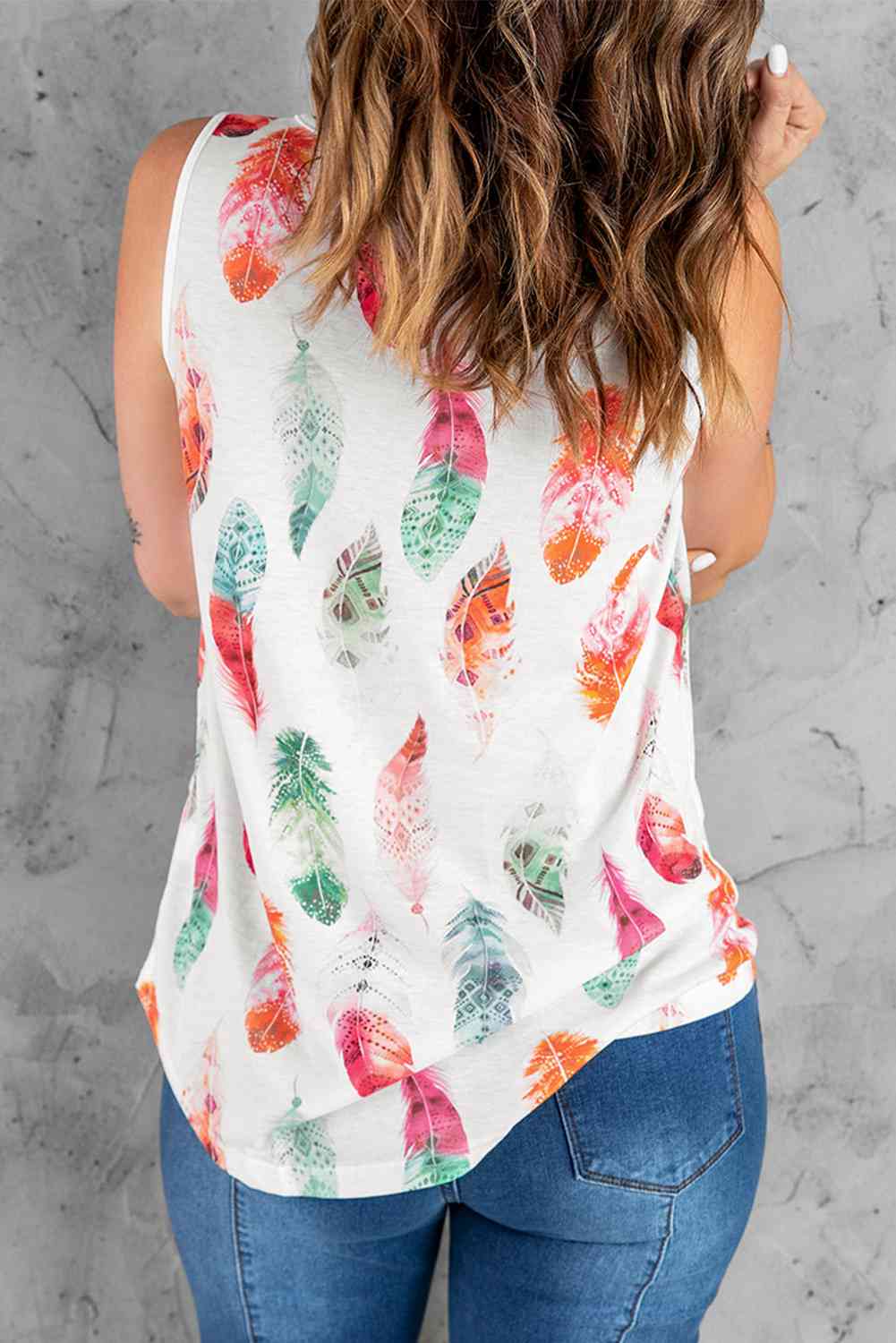 Stilla | Print Rund Hals Tank