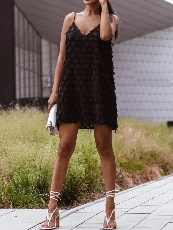 Stilla | V-hals Mini Cami Kjole