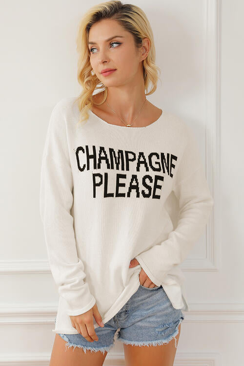 Stilla | Please Langærmet Slids Sweater