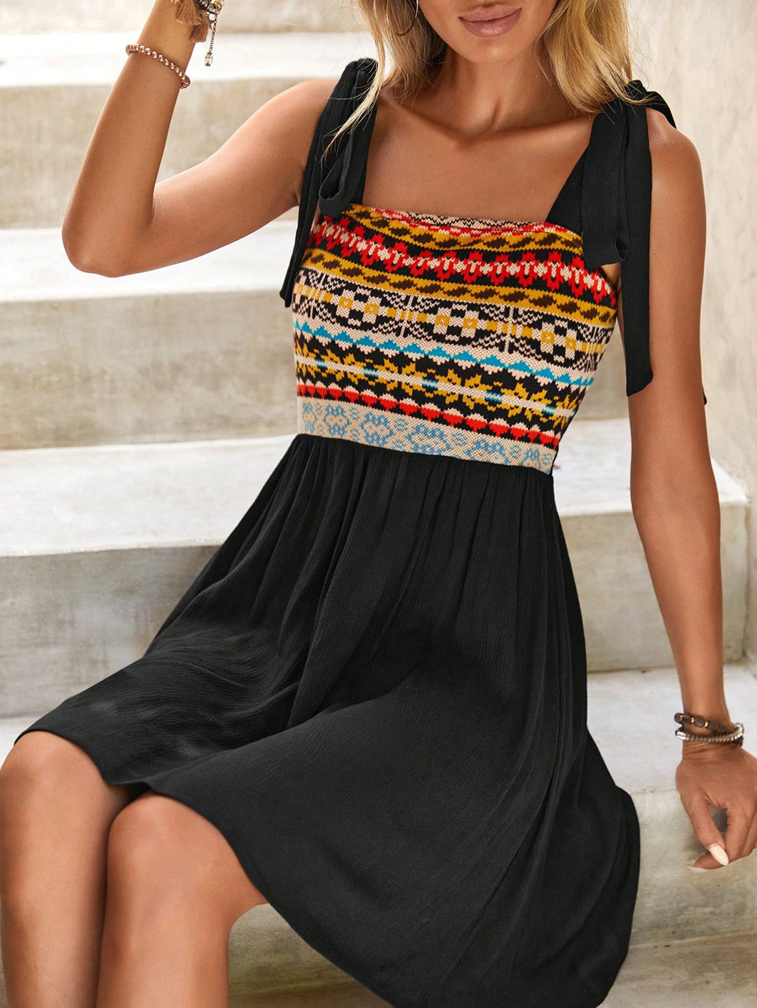 Stilla | Tie-Shoulder Tank Kjole