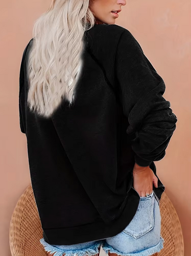 Stilla | Elegant og Læder Pullover