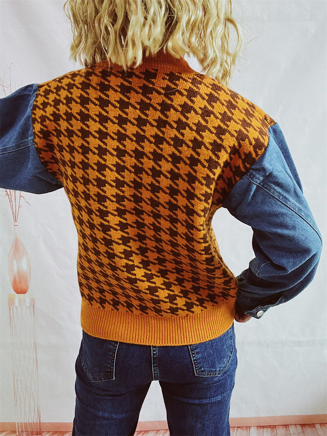 Stilla | Denim Ærme Sweatshirt