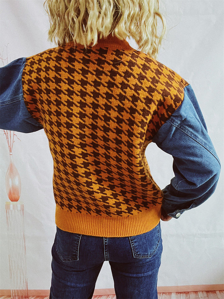 Stilla | Denim Ærme Sweatshirt