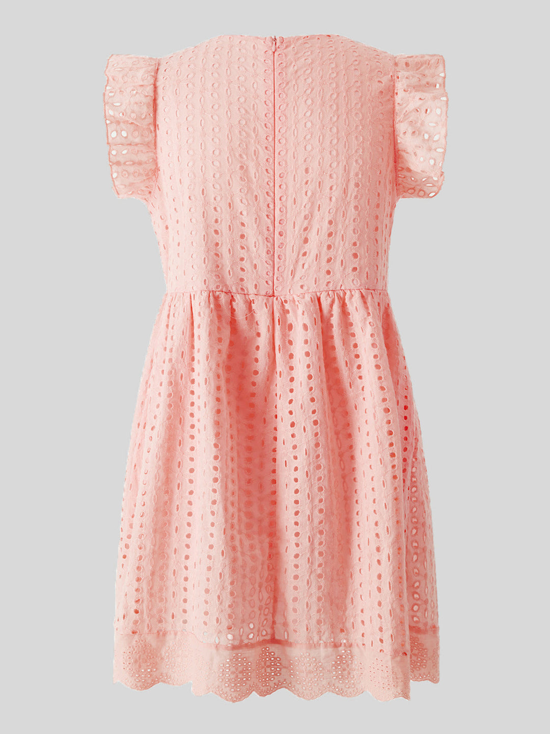 Stilla | Eyelet Cap Sleeve Mini Kjole