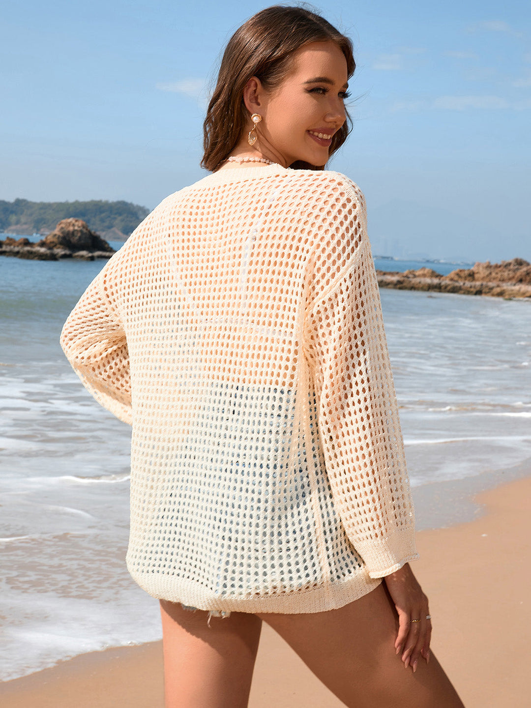 Stilla | Dropped Shoulder Langærmet Cover-up