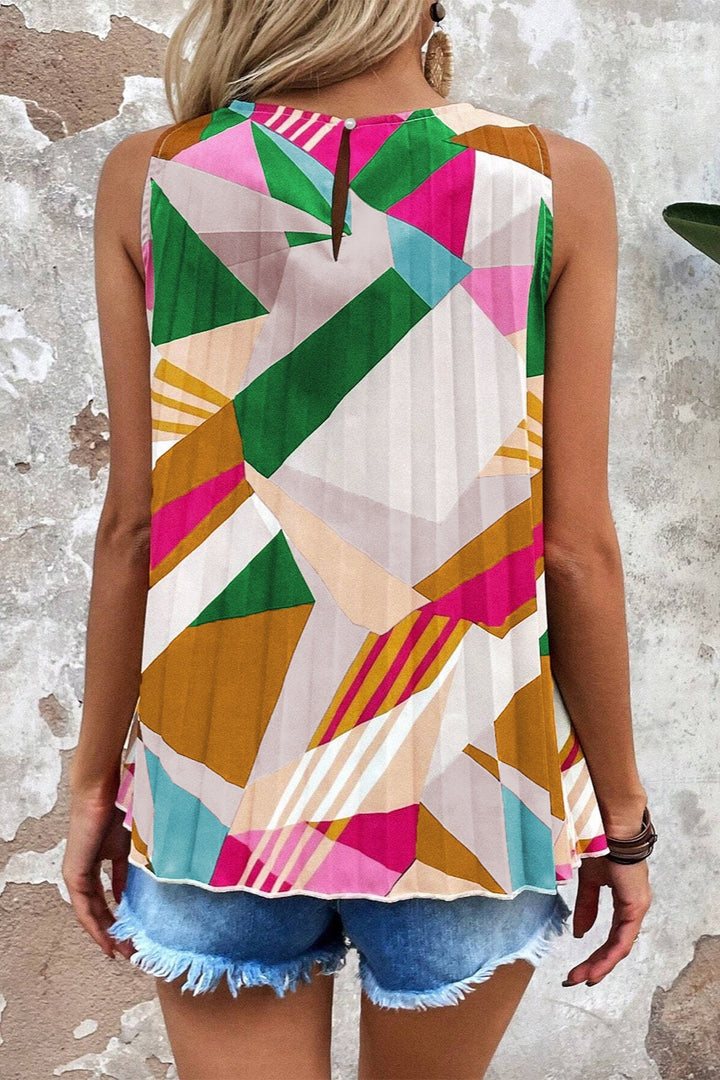 Stilla | Block Rund Hals Tank