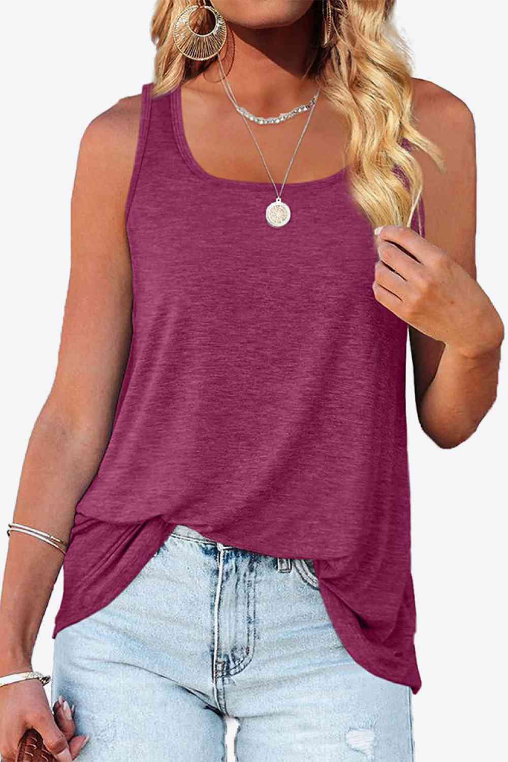 Stilla | Hem Square Neck Tank