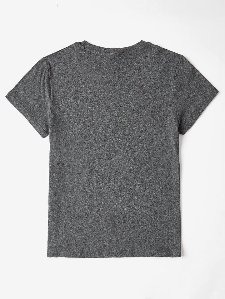 Stilla | Rund Hals Korte Ærmer T-Shirt