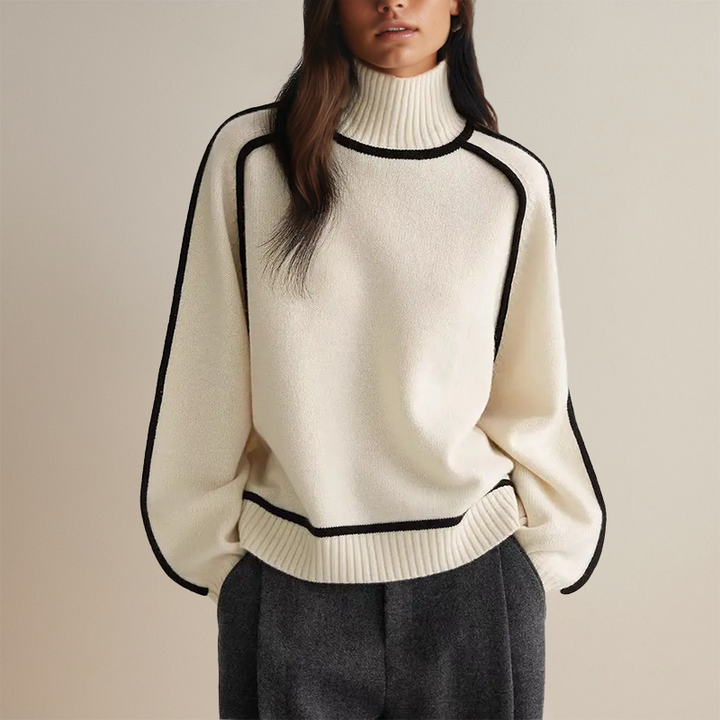 Stilla | Damenpullover Med Krave