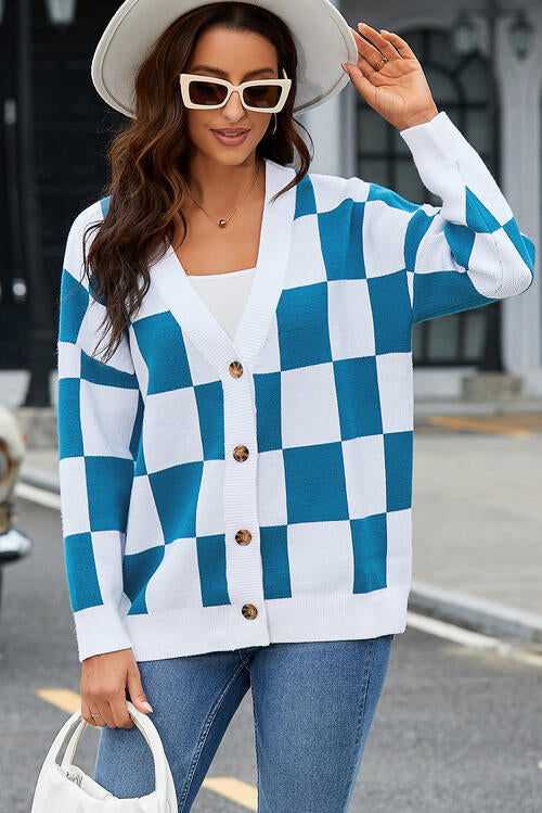 Stilla | Knap-op Dropped Shoulder Cardigan