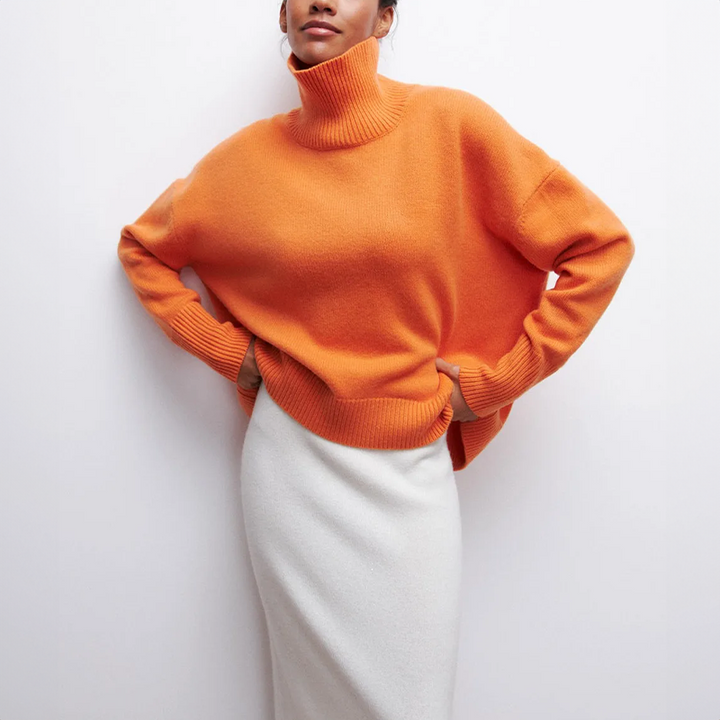 Stilla | Varm strik rullekrave sweater til vinterdage