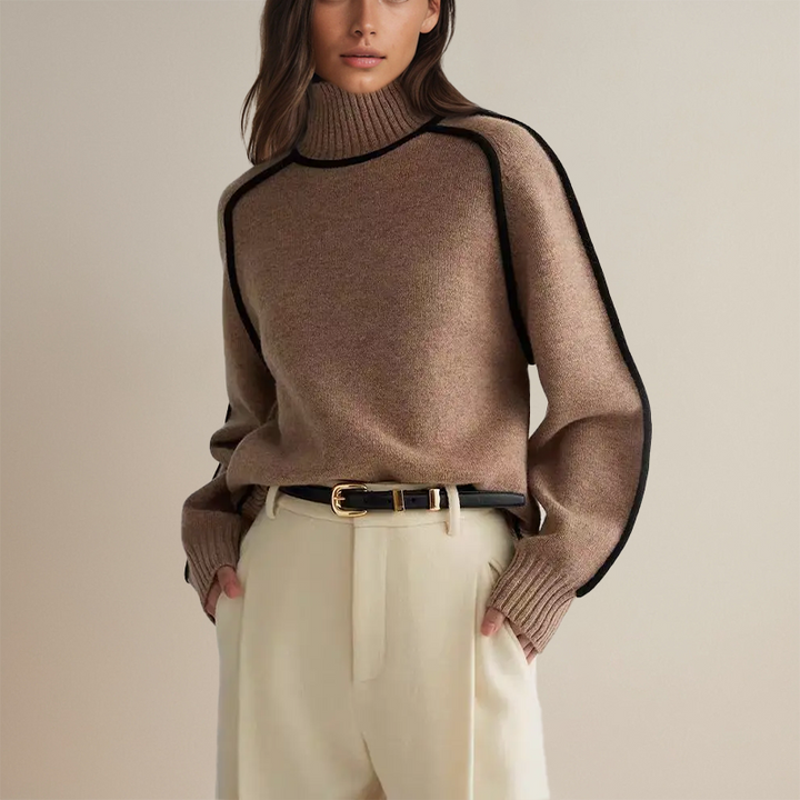 Stilla | Damenpullover Med Krave