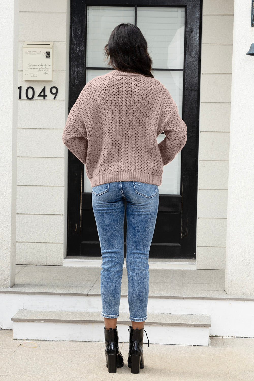 Stilla | V Hals Langærmet Sweater