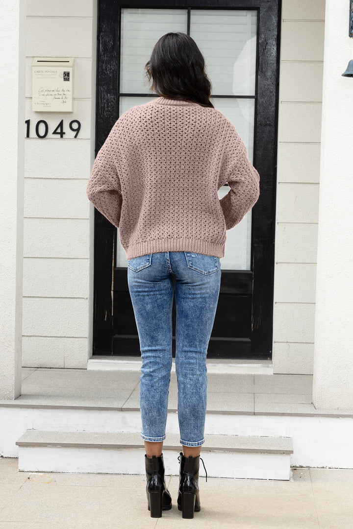 Stilla | V Hals Langærmet Sweater