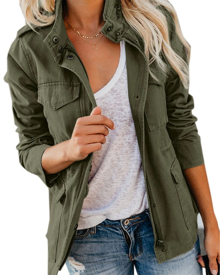 Skovae | Dame Kort Jeansjakke Vintage