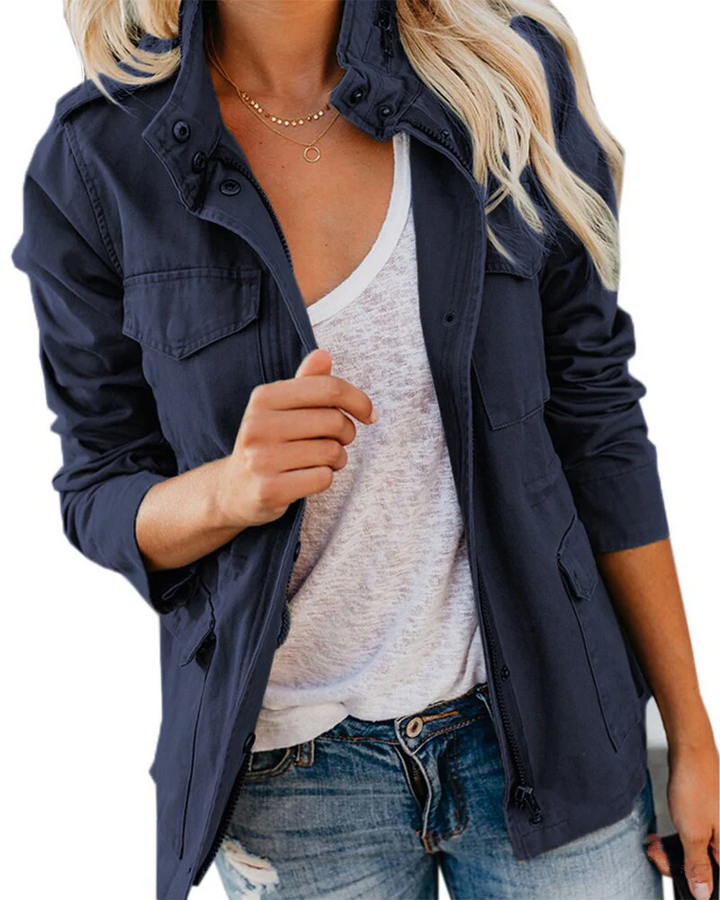 Skovae | Dame Kort Jeansjakke Vintage