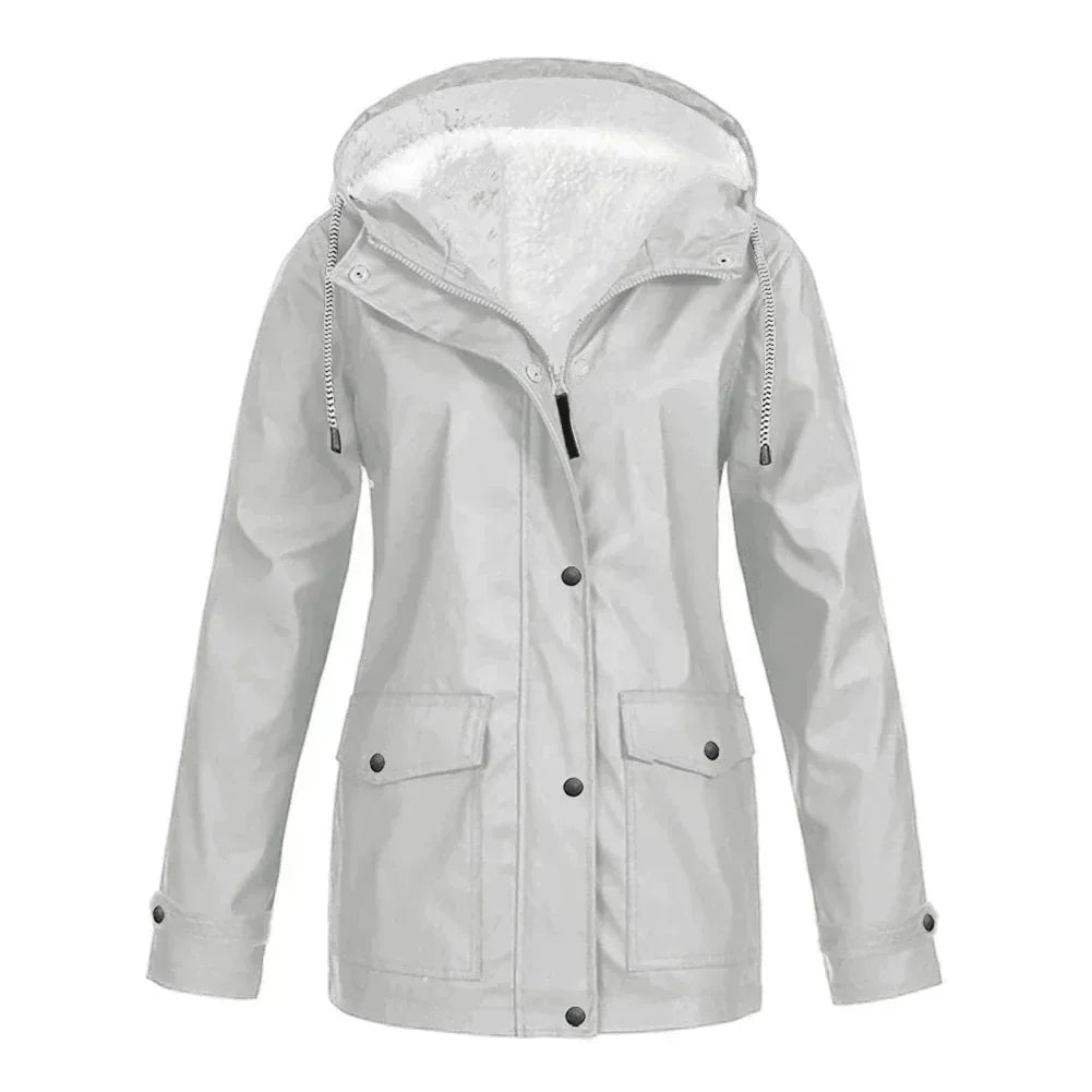 Stilla | Vandtæt Hoodie Jakke - Varm Foringsdesign
