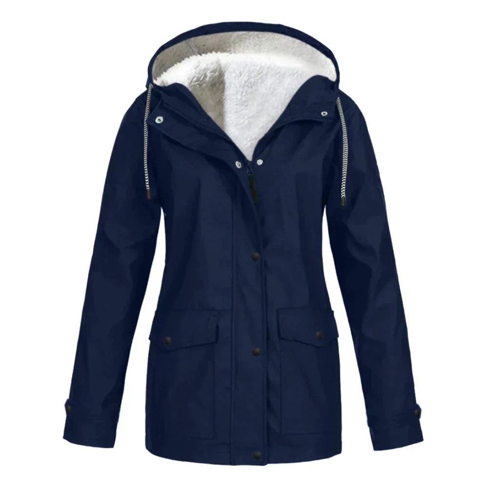 Stilla | Vandtæt Hoodie Jakke - Varm Foringsdesign