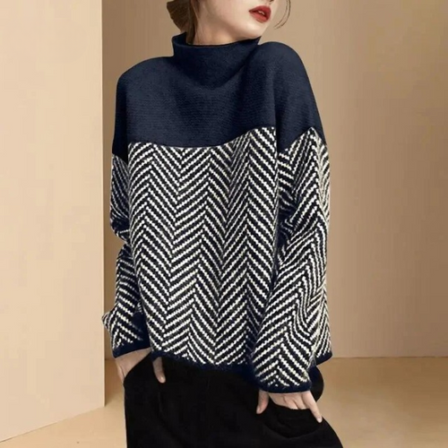 Stilla | Pullover med rullekrave af bomuld