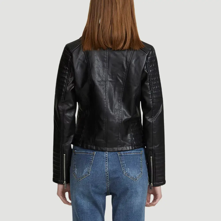Stilla | Biker Kunstlæderjakke