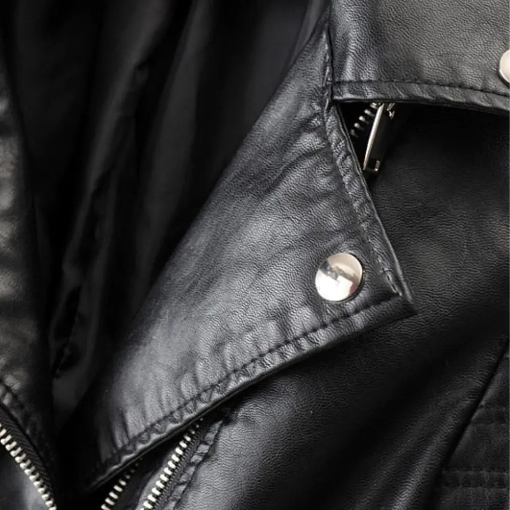 Stilla | Biker Kunstlæderjakke