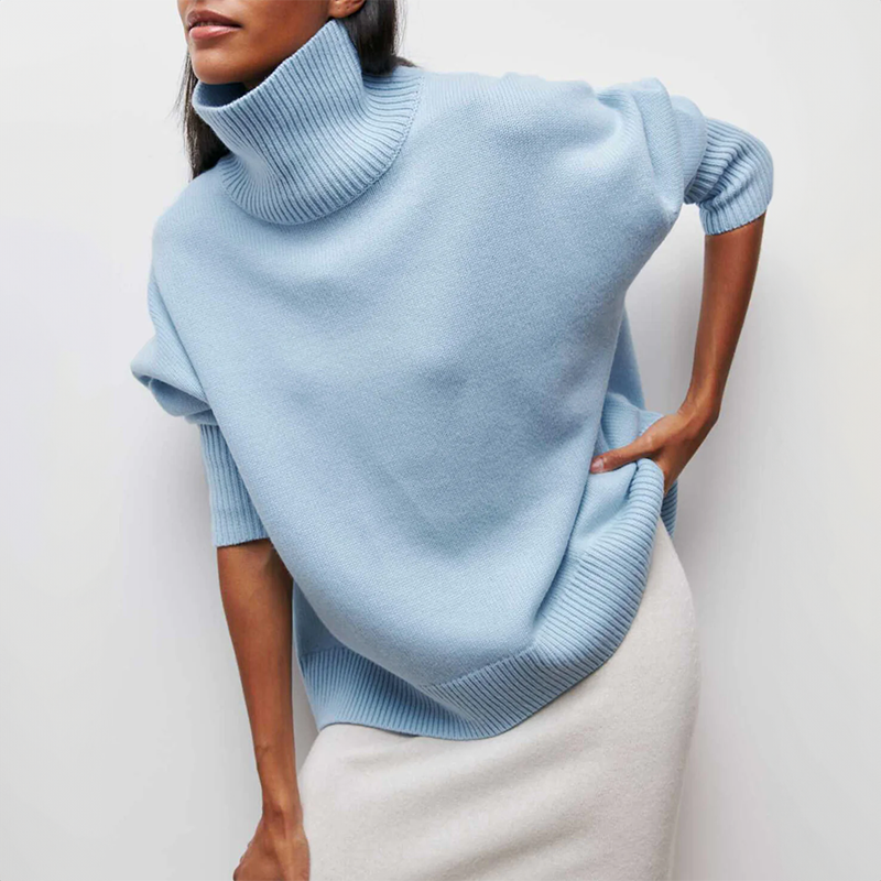 Stilla | Varm strik rullekrave sweater til vinterdage