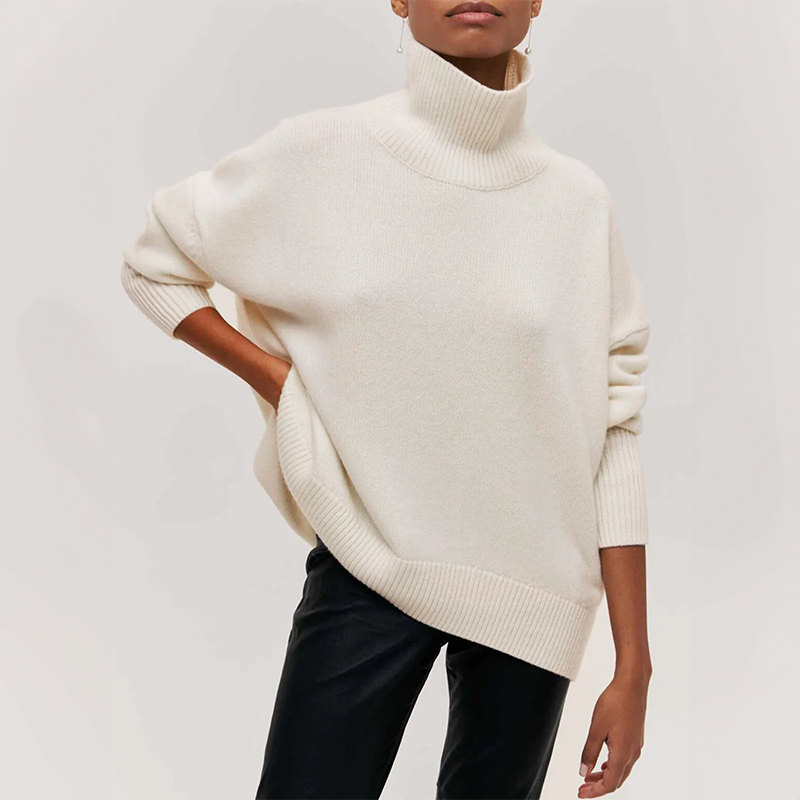 Stilla | Varm strik rullekrave sweater til vinterdage