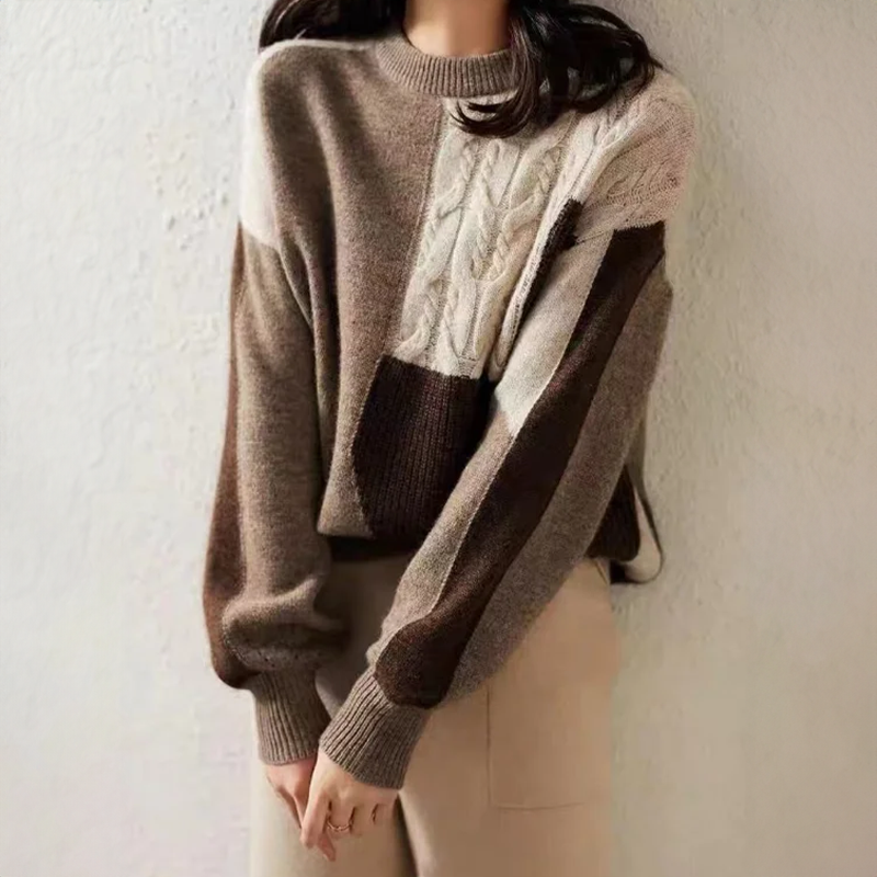 Stilla | Behagelig Langærmet Rundhals Sweater