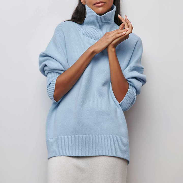 Stilla | Varm strik rullekrave sweater til vinterdage