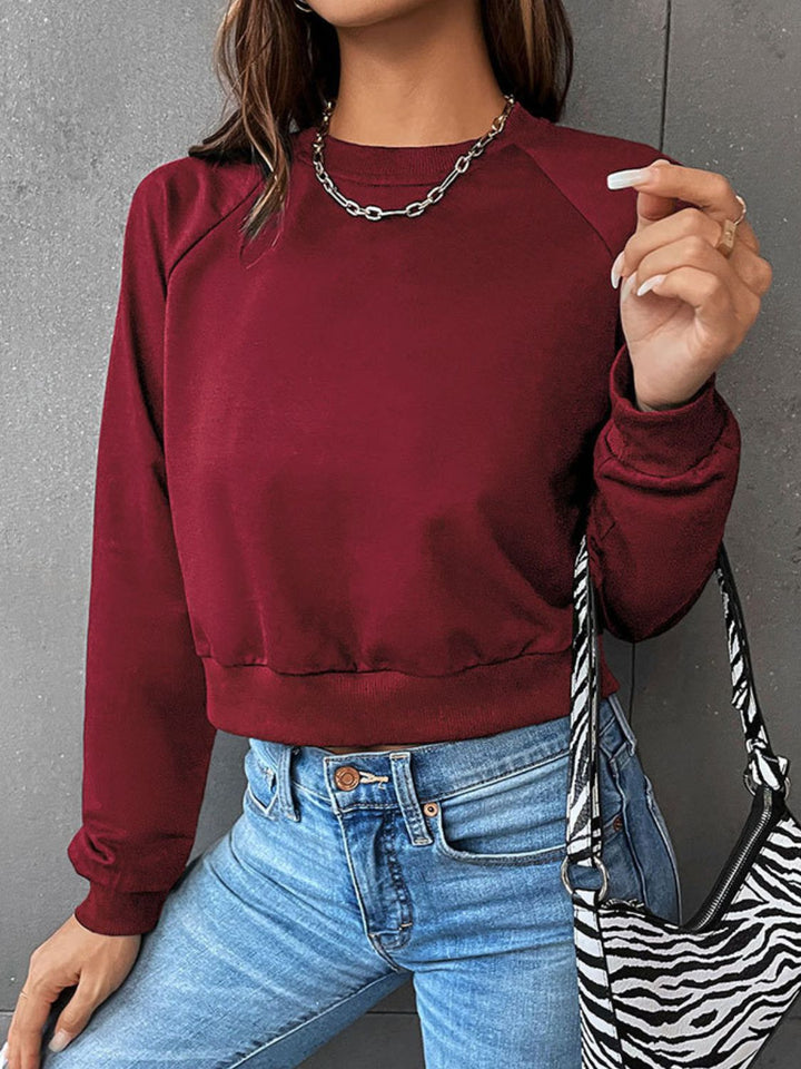 Stilla | Pullover Douillet Med Rund Hals Udsnit Kort