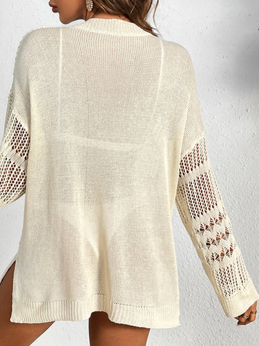 Stilla | Notched Langærmet Cover-up