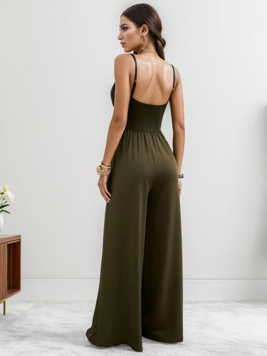 Stilla | Neck Spaghetti Strop Bred Ben Jumpsuit