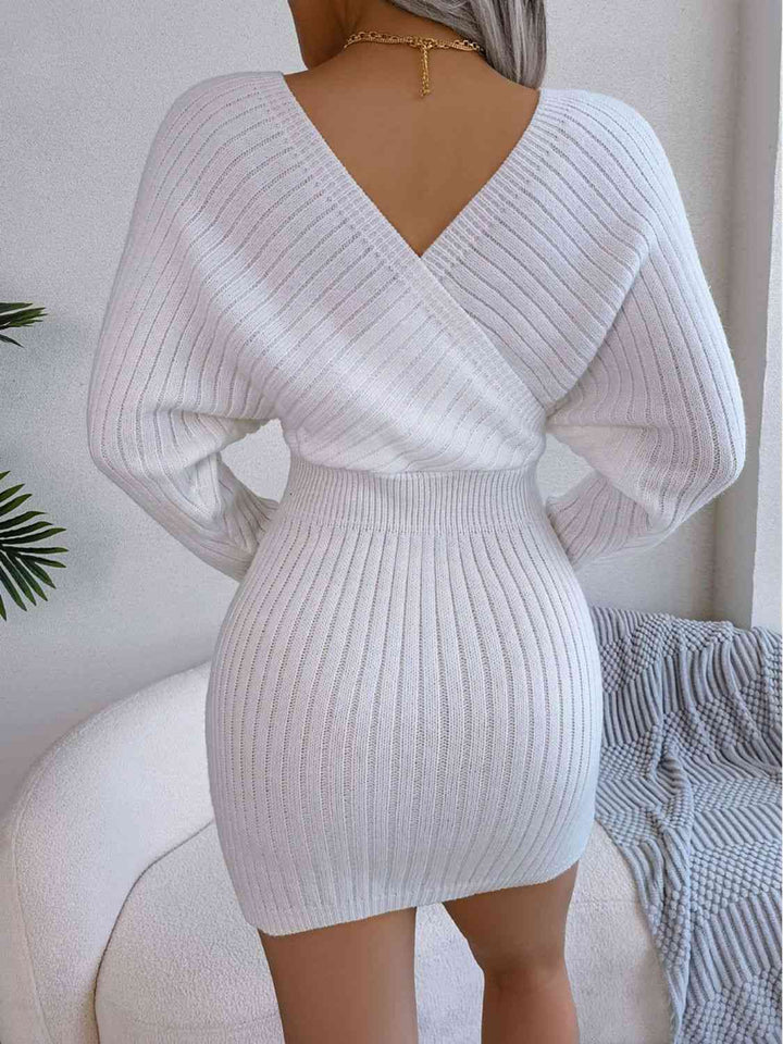 Stilla | Strik Dolman Ærme Sweater Kjole