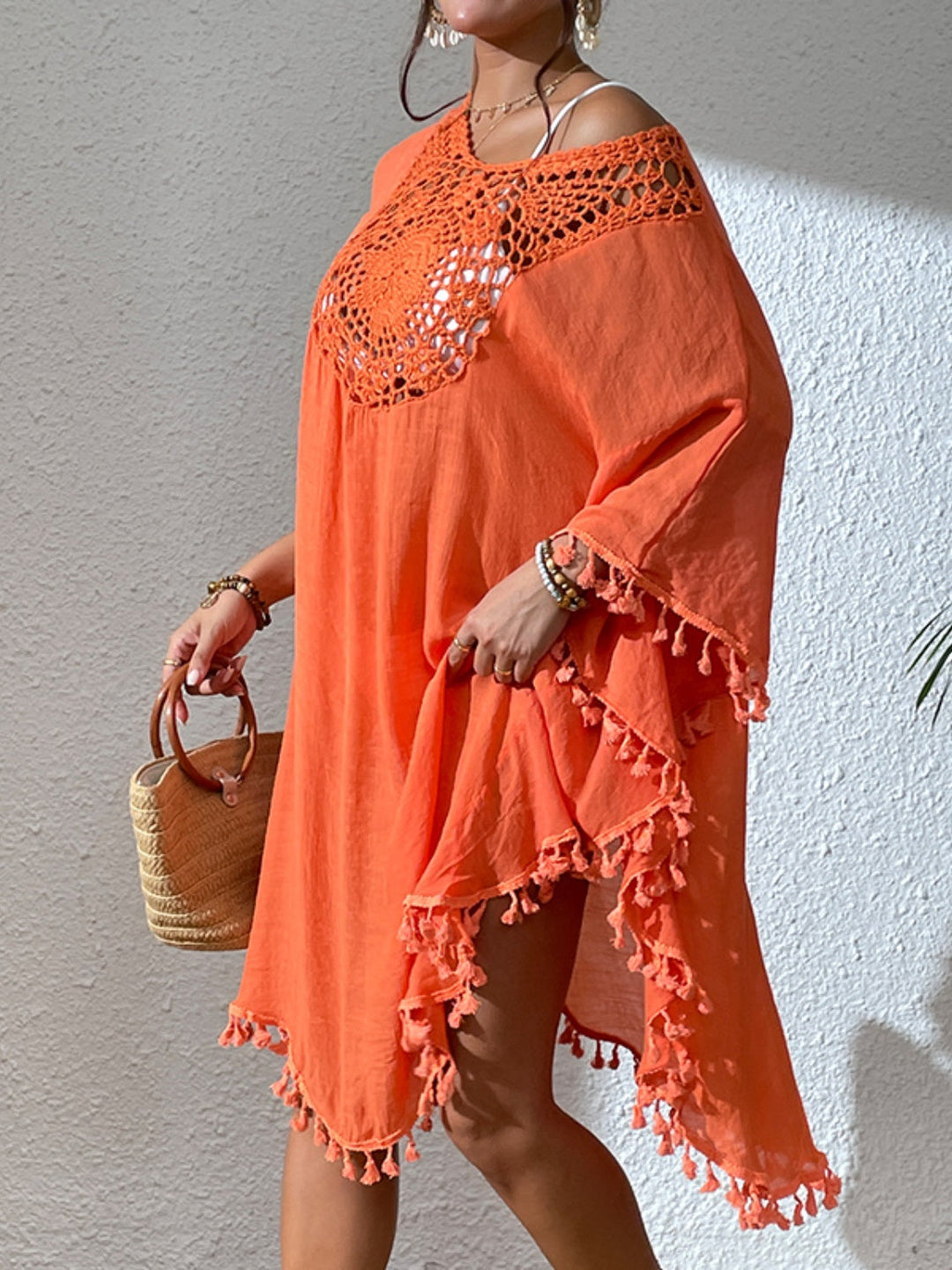 Stilla | Cutout Scoop Neck Cover-up Kjole