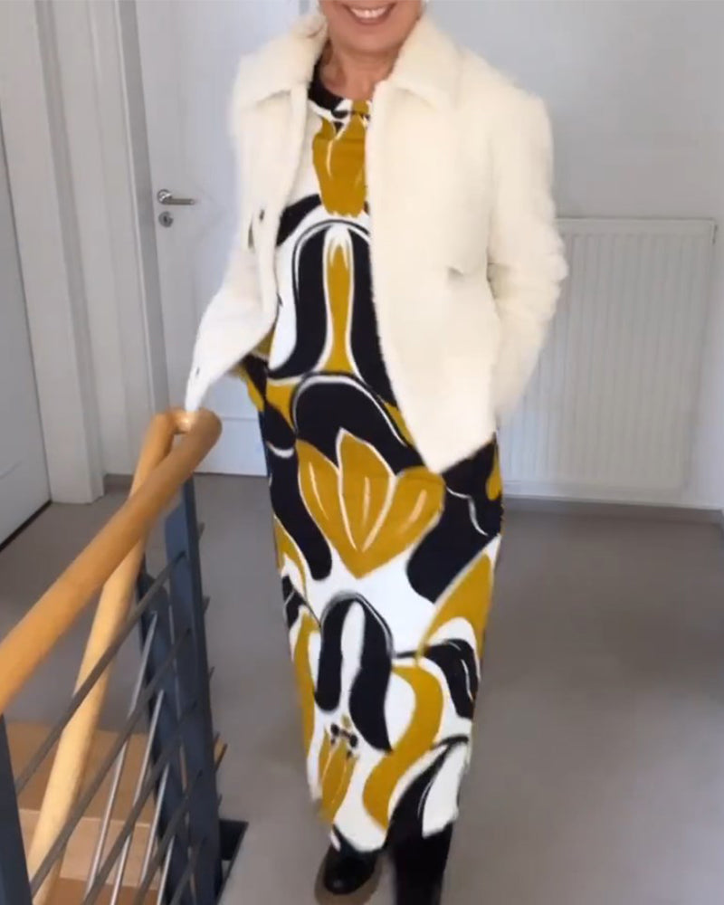 Stilla | Rundhalset kjole