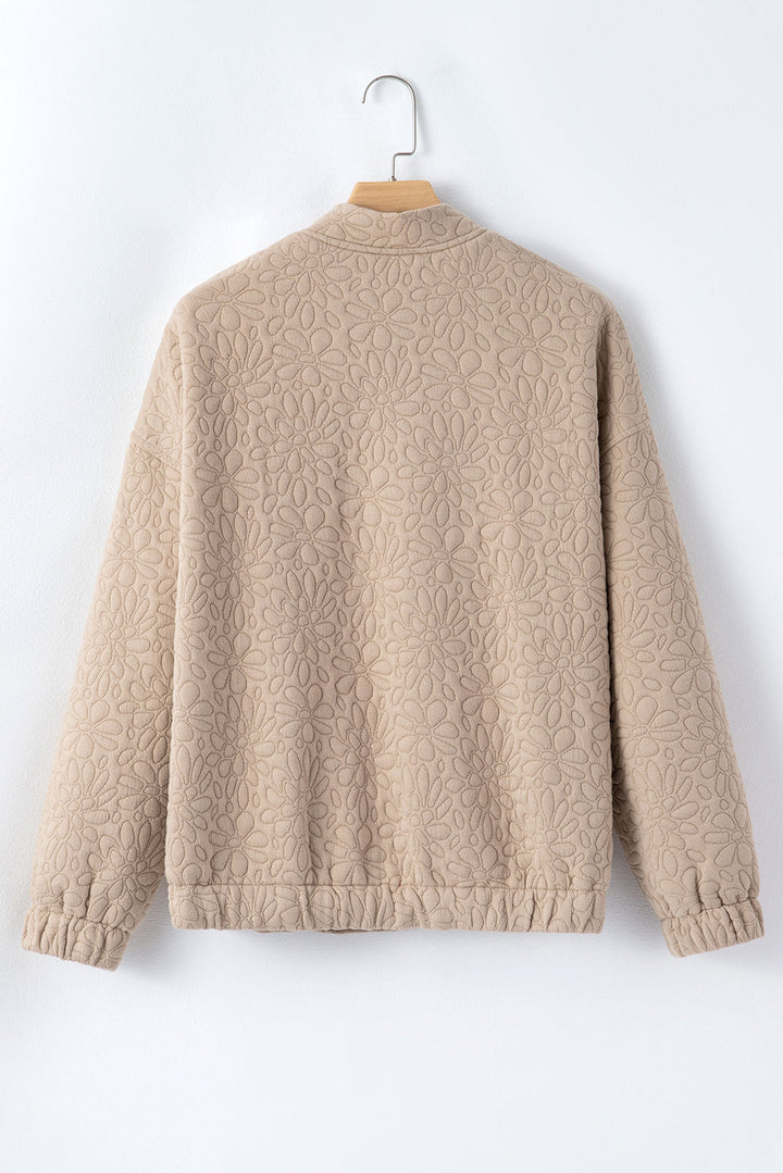 Stilla | Quiltet Jakke med Lynlås Polyester Let & Trendy