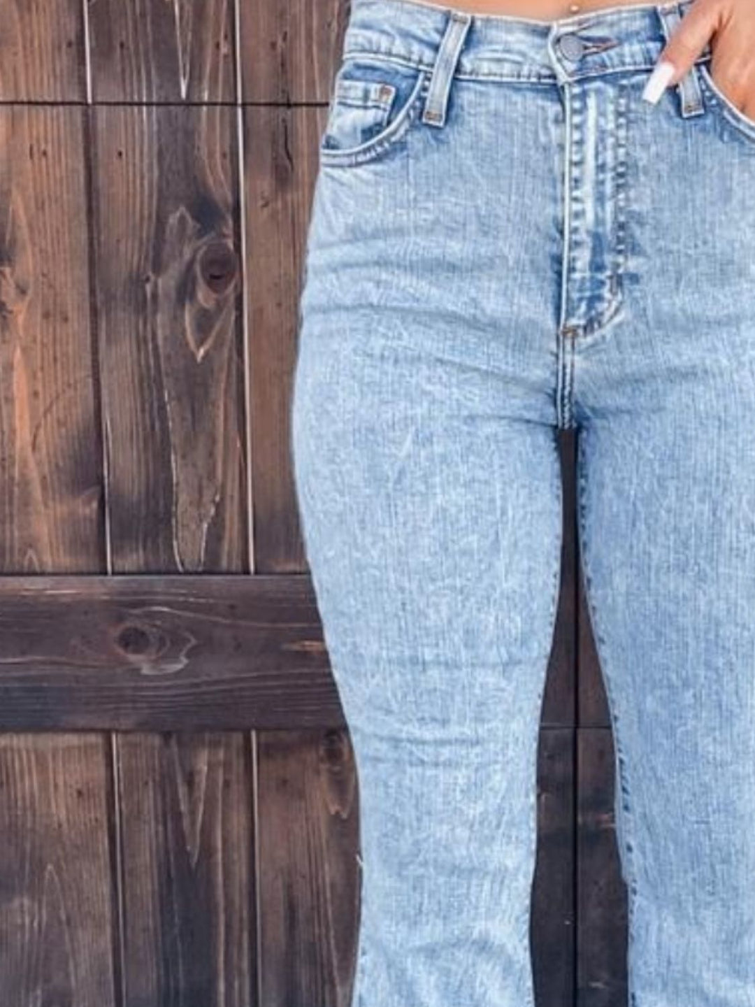 Stilla | Hem Bootcut Jeans