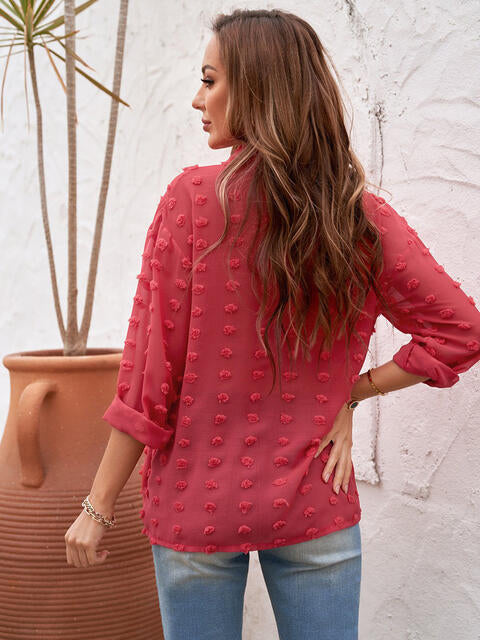 Stilla | Dot Drop Shoulder Skjorte