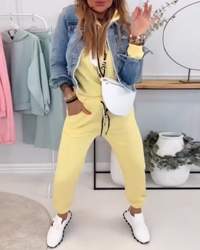 Stilla | Buksedragt Street Style Sweatshirt Sport