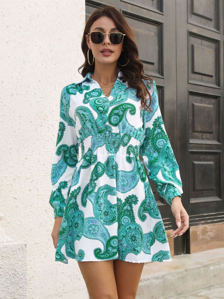 Stilla | Print Johnny Krave Smocked Kjole