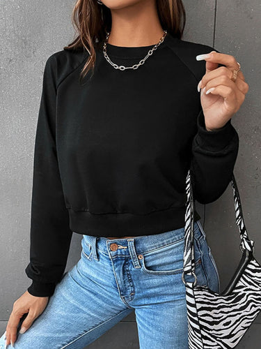Stilla | Pullover Douillet Med Rund Hals Udsnit Kort