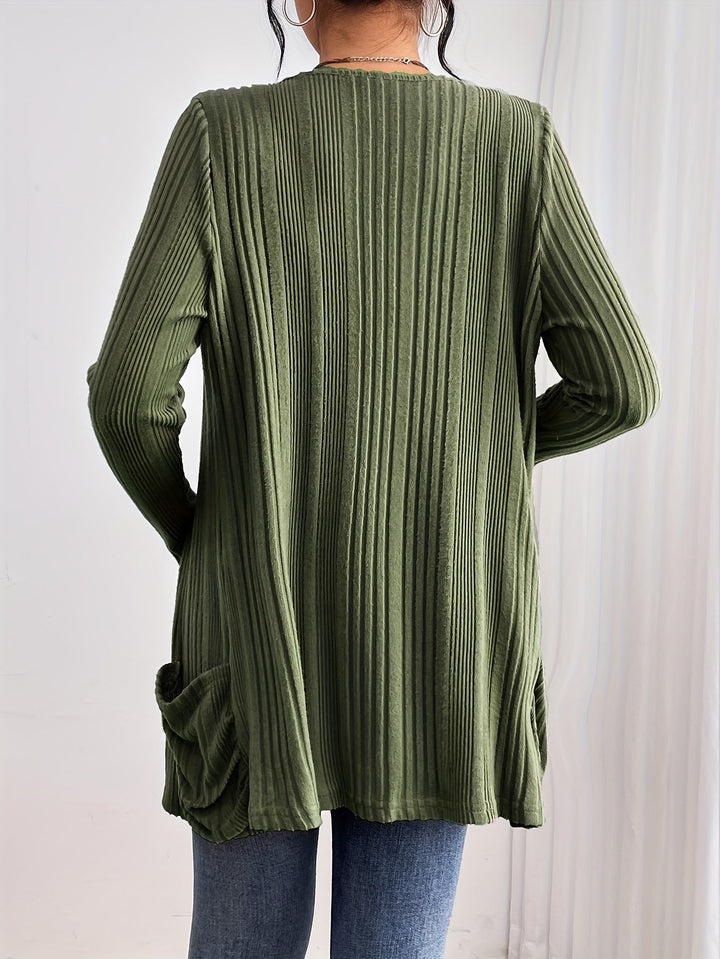 Stilla | Ribstrik Vest Damer