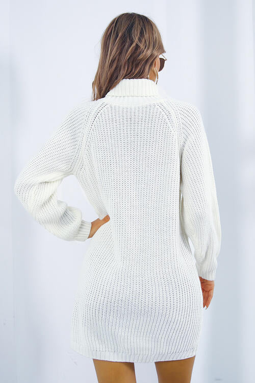 Stilla | Turtleneck Langærmet Sweater Kjole
