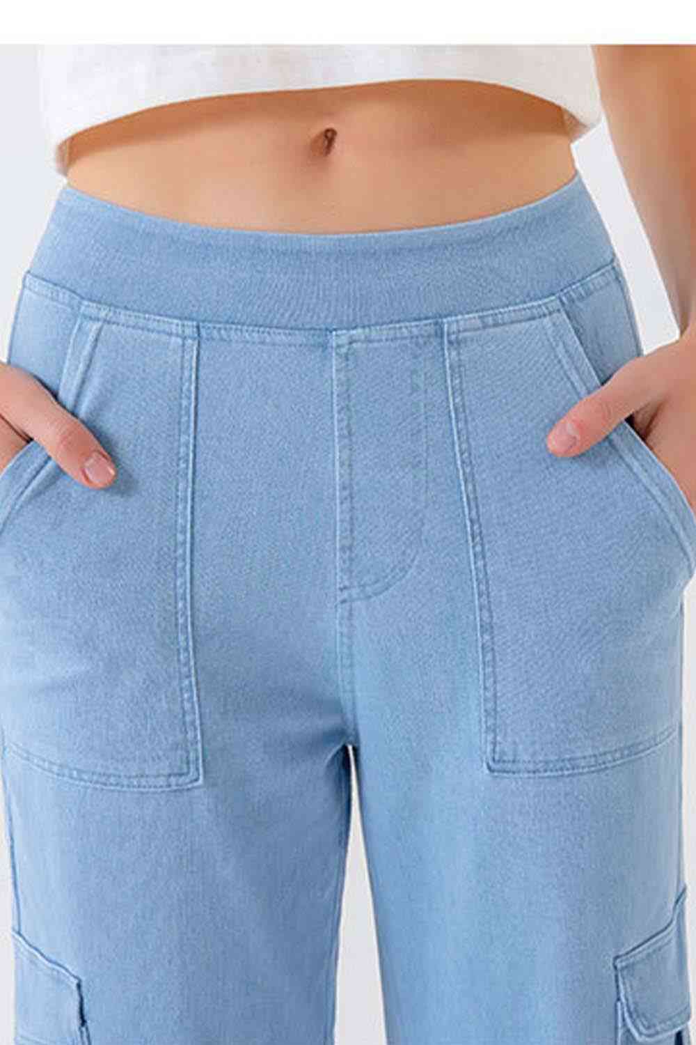 Stilla | Pocketed Lange Jeans