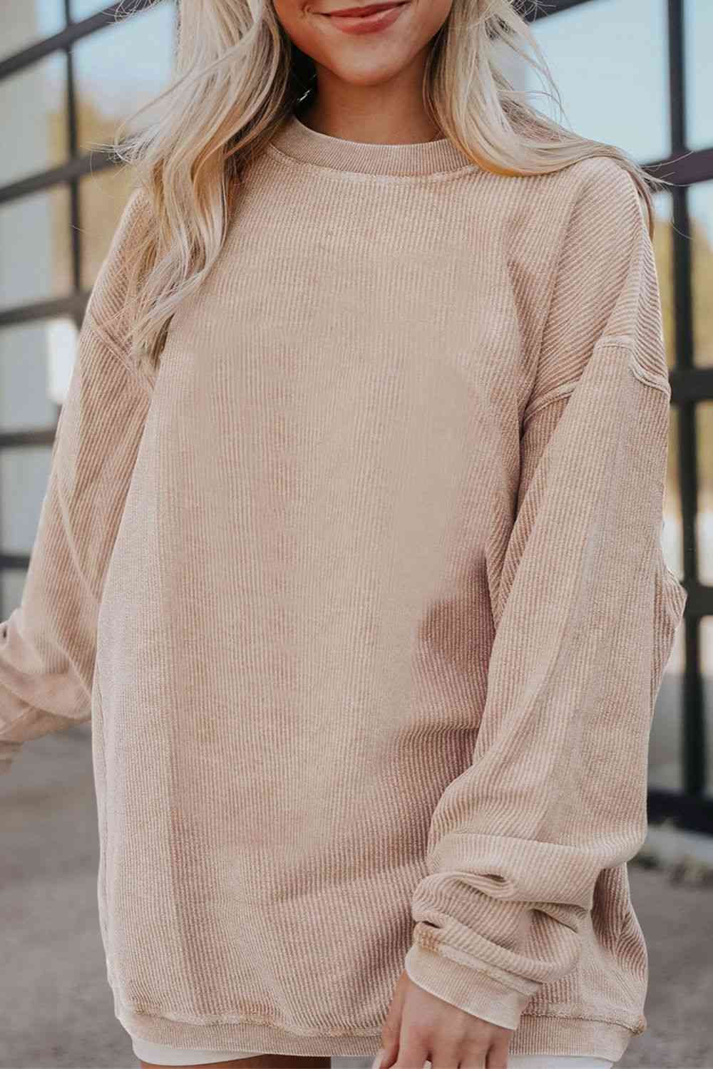 Stilla | Rund Hals Drop Shoulder Sweatshirt