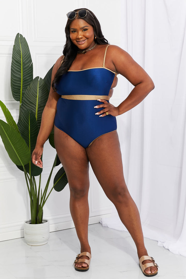 Stilla | West Swim Wave Break Contrast Trim Én-delt