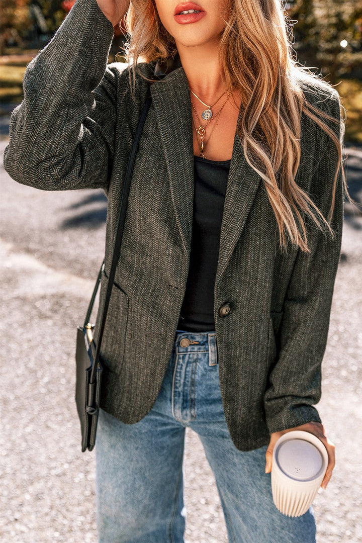 Stilla | Knappet Langærmet Blazer
