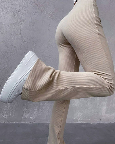 Stilla | Slim Fit Bukser med Micro Flare