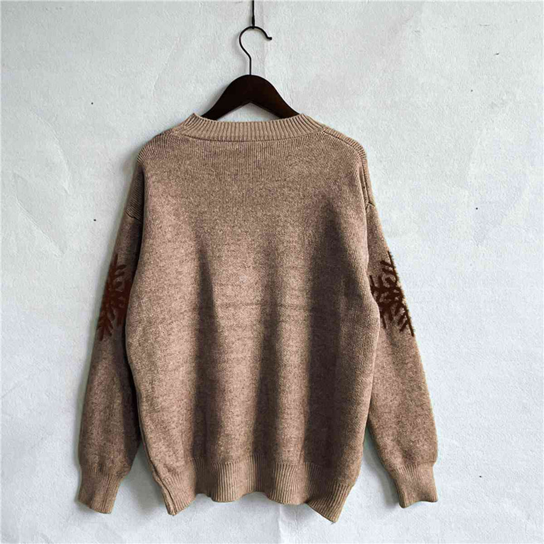 Stilla | Snefnug Mønster Sweater