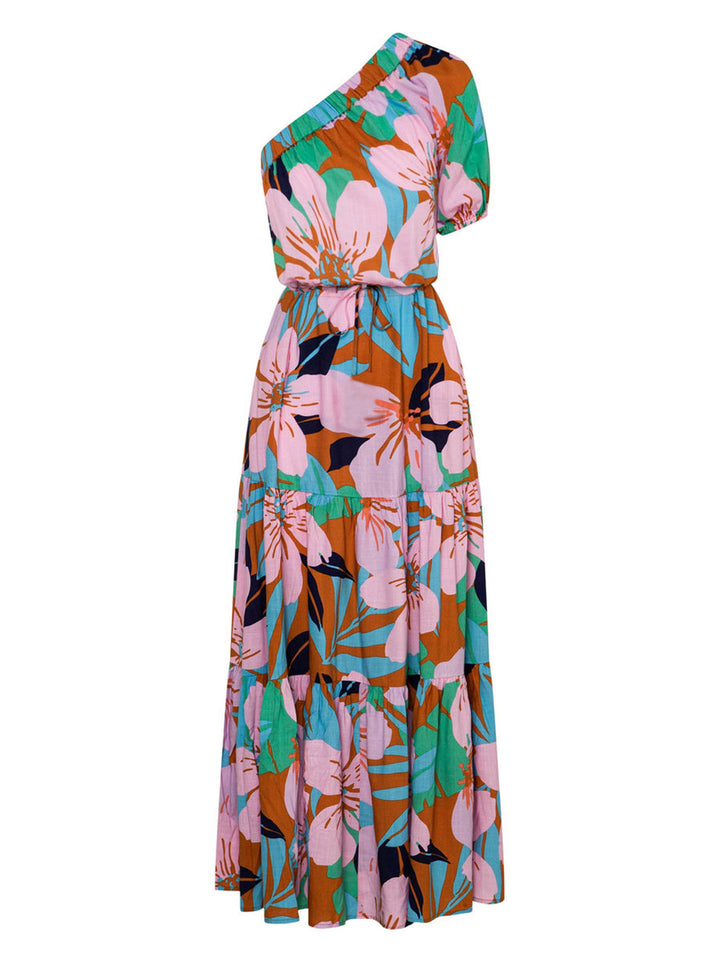 Stilla | One Shoulder Puff Sleeve Dress